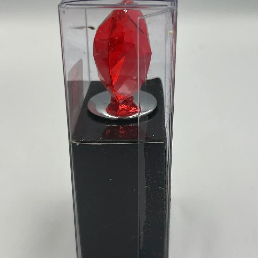 Prodyne Bottle Stopper Unisex OS Red Brand New Heart Love of Wine Acrylic Metal
